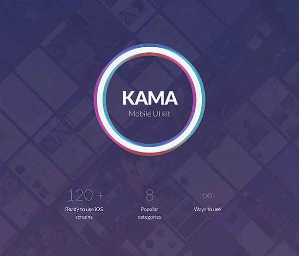 Kama - iOS UI Kit (Sample)