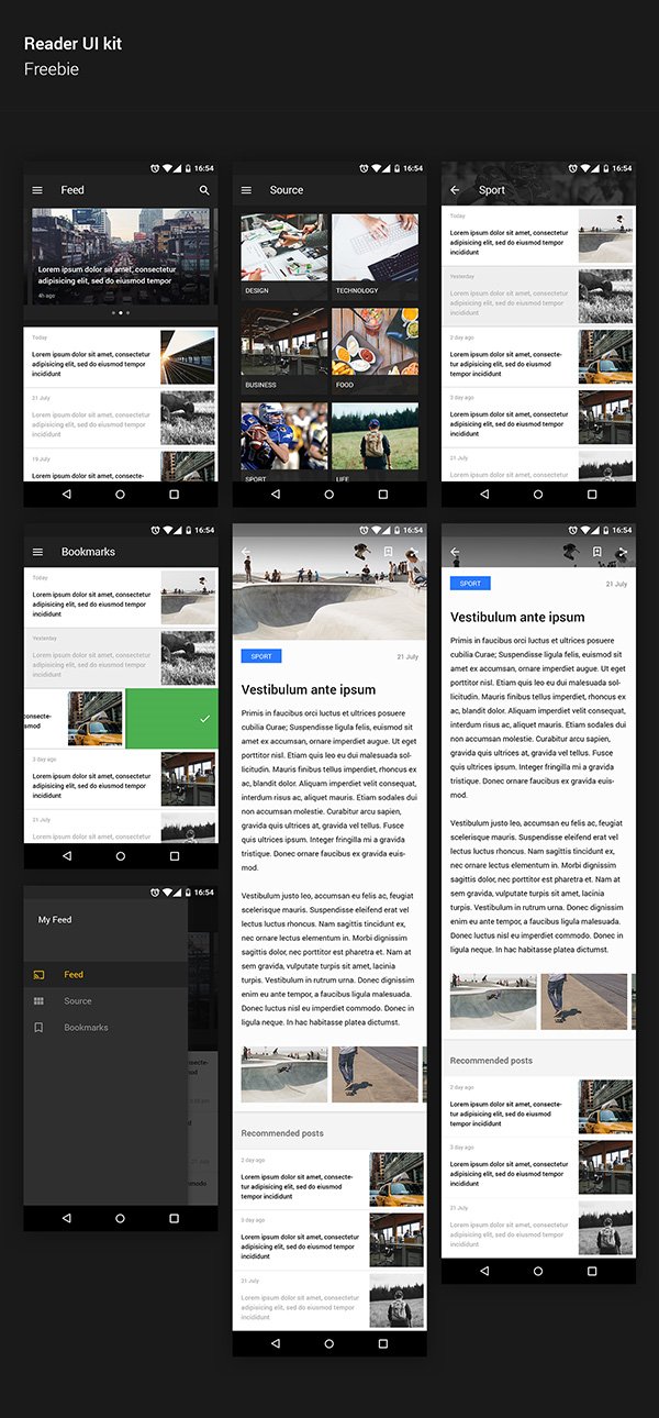 Reader UI kit Android