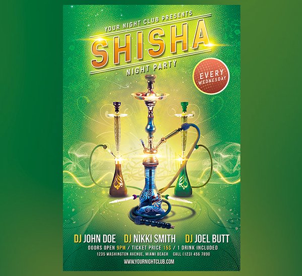 Shisha Party Flyer