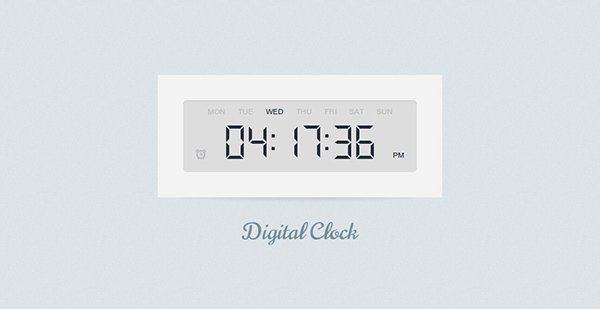 How to Make a Digital Clock with jQuery and CSS3