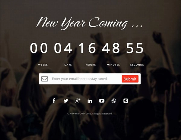 New Year – Responsive Melody HTML Template