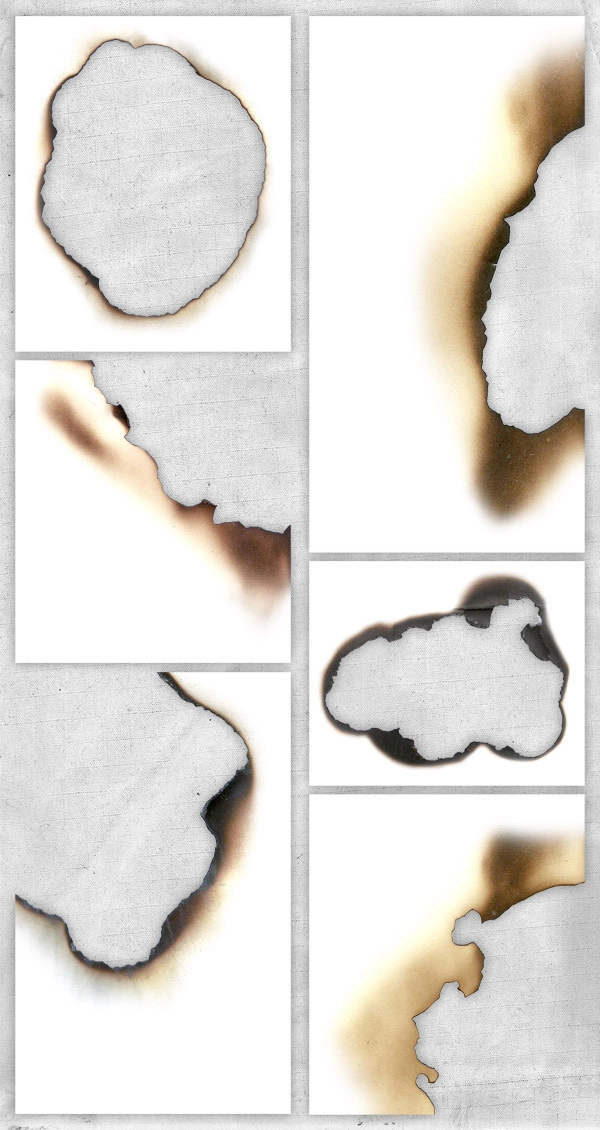 6 Free High Resolution Textures: Burnt Paper Edges