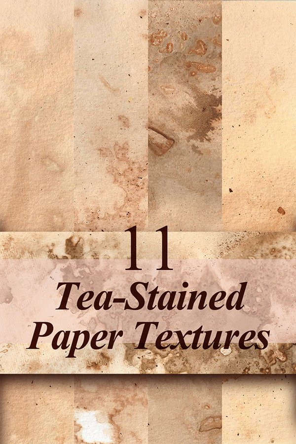 11 Free Tea-Stained Paper Textures