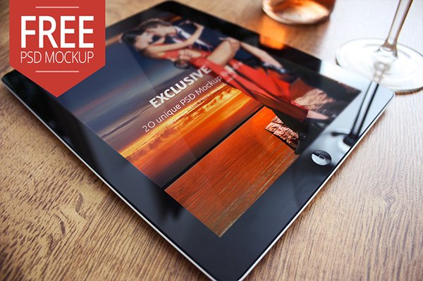 Free iPad 2 Mockup Exclusive