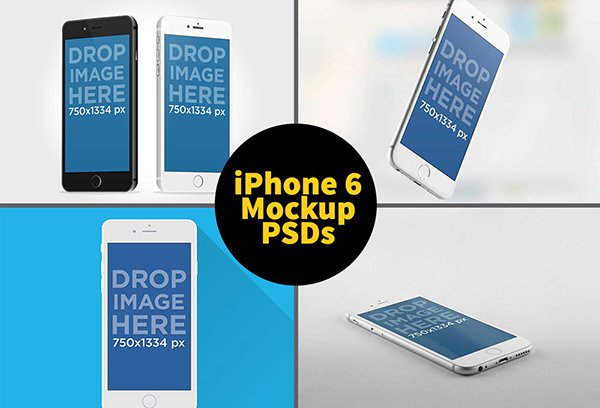 IPhone 6 Mockup PSDs