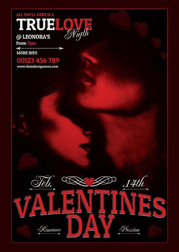 Free Valentines Day Flyer Template