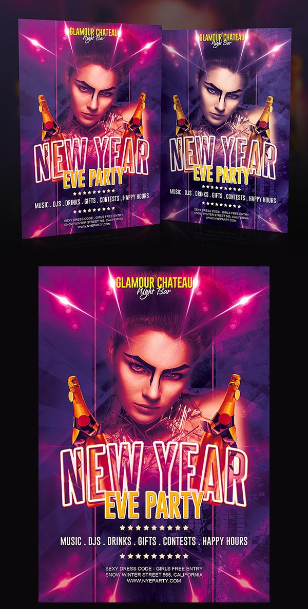Free New Year Eve Party Flyer