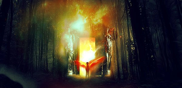 Create Portal to Another Realm Photo Manipulation