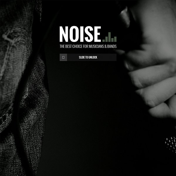 NOISE - Onepage DJs & Band WordPress Theme