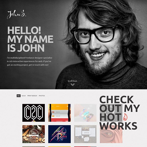 John WordPress Portfolio Theme