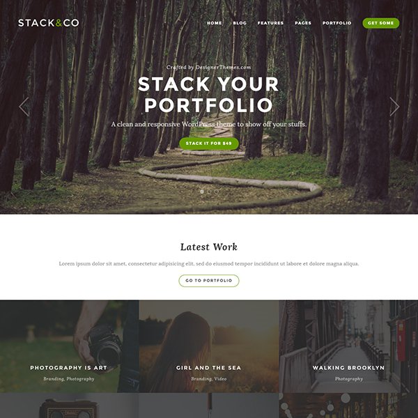 Stack – WordPress Portfolio Theme