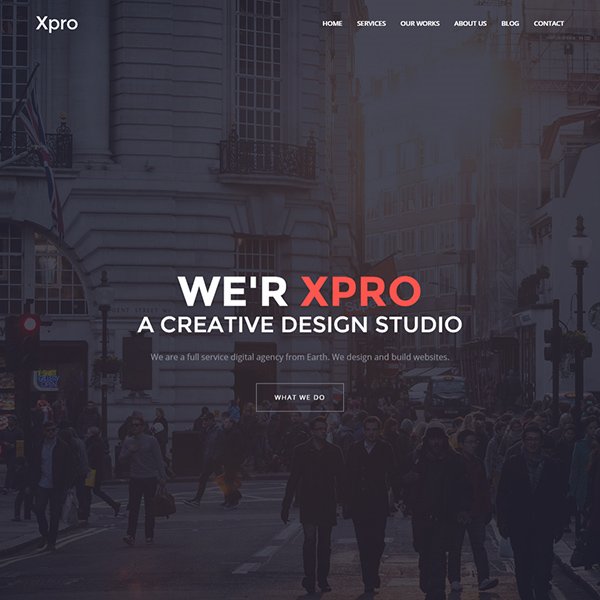 Xpro - Onepage Multipurpose WordPress Theme