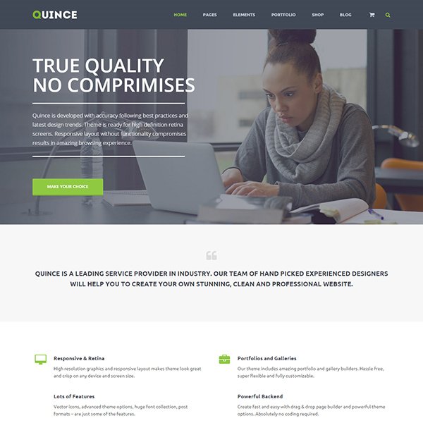 Quince - Modern Business Theme