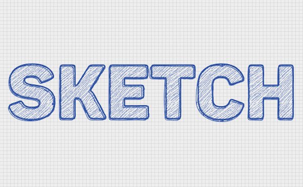 Create a Quick Sketch Text Effect in Adobe Photoshop