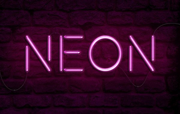 Create a Realistic Neon Light Text Effect in Adobe Photoshop