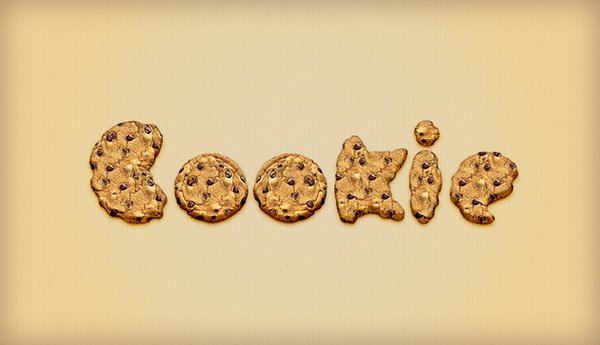 Cookie Text Effect