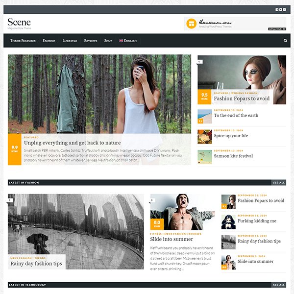 Scene - Magazine Theme for WordPress