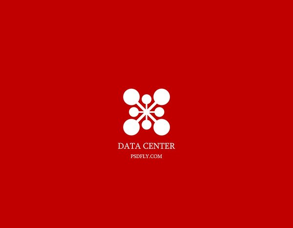 Data Logo Template PSD