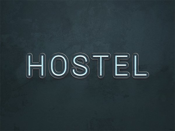 Hostel Text Effect