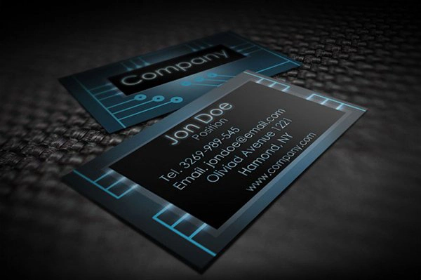 Modern Electronic Business Card Templates