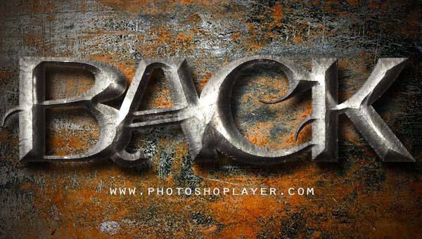 Learn How To Create Iron Text Effect In Photoshop
