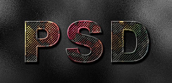 How To Create Eroded Metal Text With Photoshop