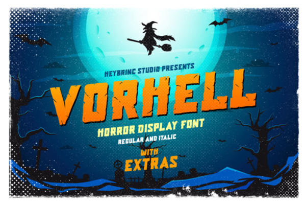 Vorhell - Horror Display Font