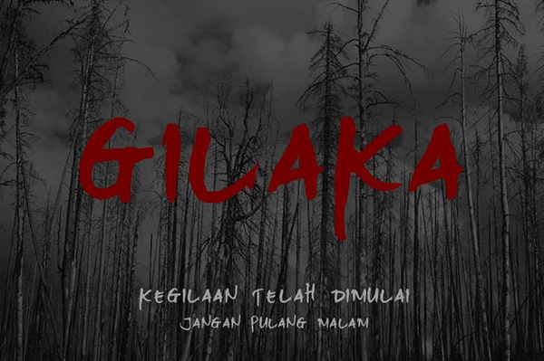 Gilaka - Free Horror Font