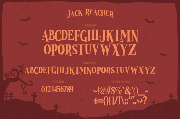 Jack Reacher Typeface
