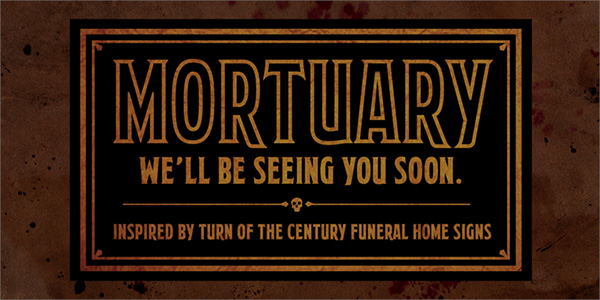 Mortuary BB Font