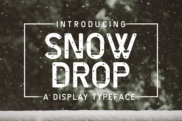 Snow Drop - Winter Font