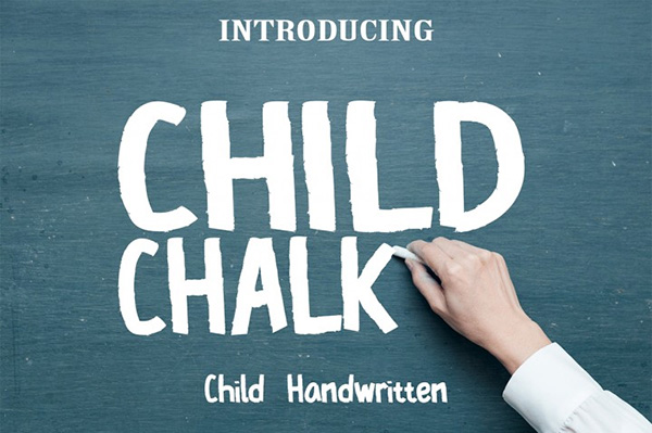 Child Chalk Font