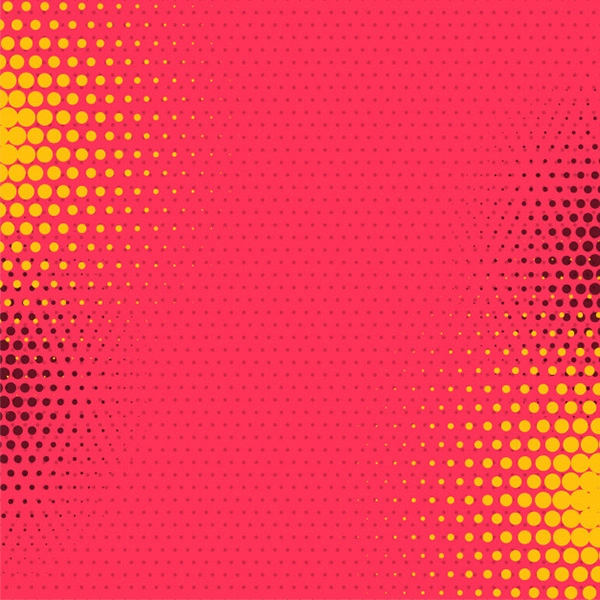 Abstract Comic Style Halftone Background - Free Vector