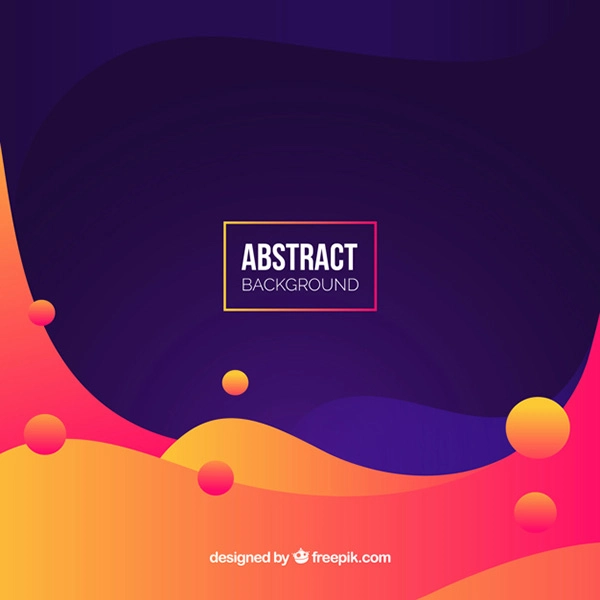 Colorful Background with Abstract Style - Free Vector