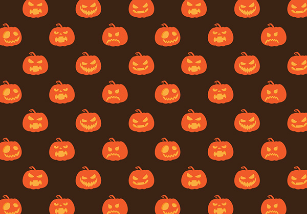 Free Vector Pattern Pumpkin Halloween