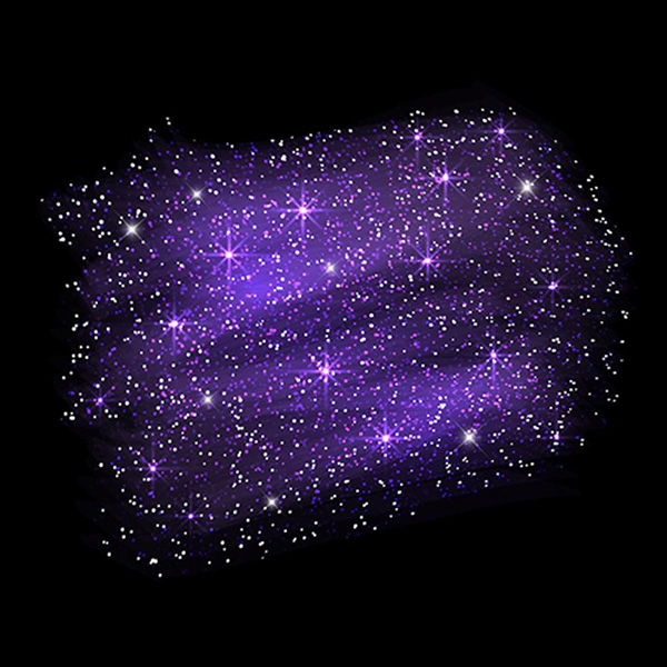 Purple Glitter Background - Free Vector