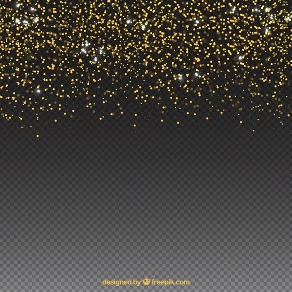 Glitter Particles Background - Free Vector