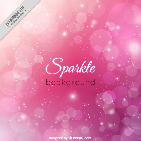 Sparkle pink background Free Vector