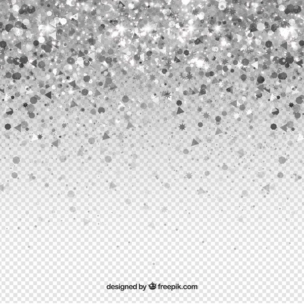 Transparent Glitter Background - Free Vector