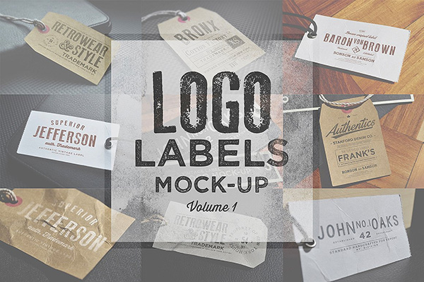 Logo Labels Mock-ups Vol.1