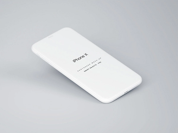 Perspective iPhone X Free Mockup