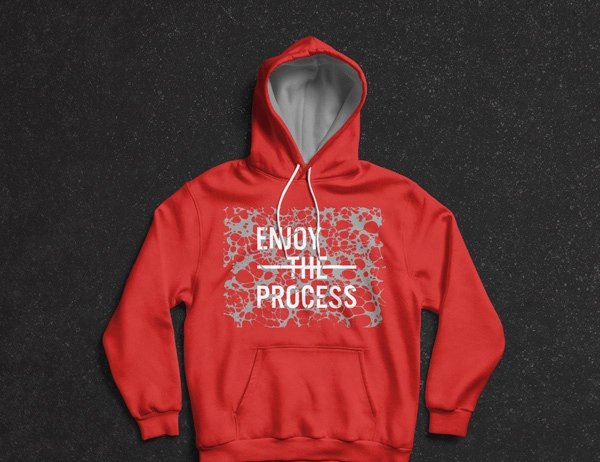 Hoodie Front + Back Free MockUp PSD