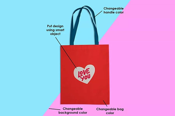 Free Simple Tote Bag Mockup