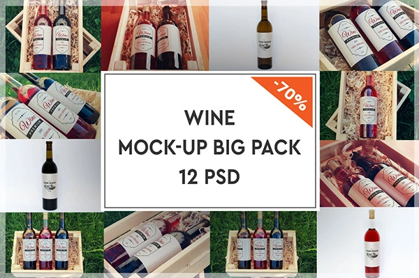 Wine Mock-up Big Pack