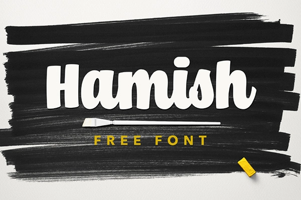 Hamish - Free Bold Cursive Font