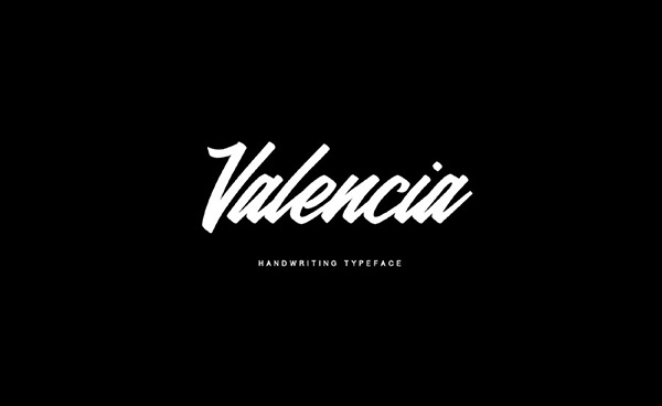 Valencia - Free Calligraphy Brush Font