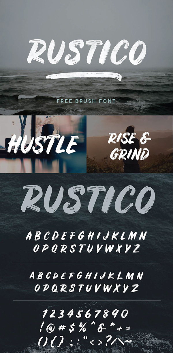 Rustico - Free Rustic Calligraphy Font