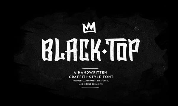 Blacktop - Free Graffiti Typeface