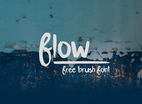 Flow - Graffiti Brush Font