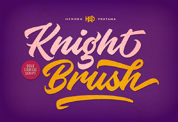 Knight Brush - Victorian Graffiti Font